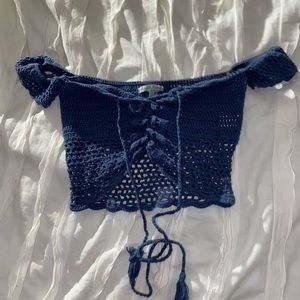 charlotte russe blue top